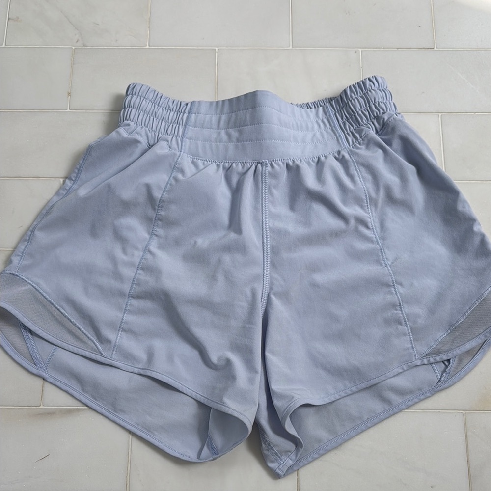 Lululemon Athletica Blue Athletic Shorts Lightweight Breathable, Size 4